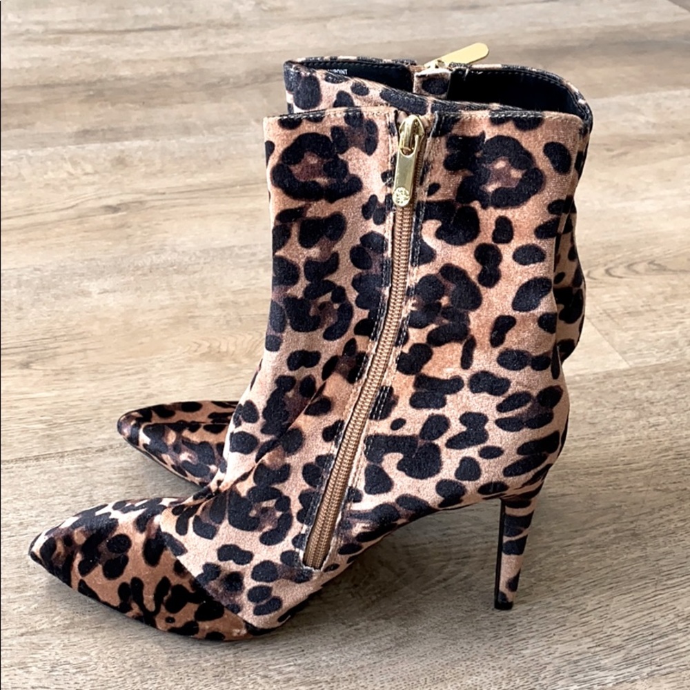 Guess Leopard Bootie Stilletos